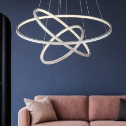Lampadari Moderni-Selezionato da Mazzolaluce Lampadario moderno intreccio led da 3000k a 6000k rgb