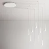 Lampadari Moderni-Perenz Illuminazione Lampadario moderno led 3000k bianco per soggiorno perenz cone