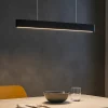 Lampadari Moderni-Linea Light Lampadario moderno led 3000k nero satori