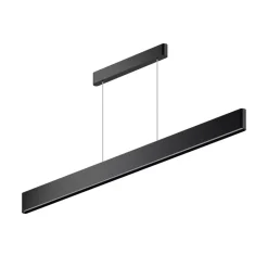 Lampadari Moderni-Linea Light Lampadario moderno led 3000k nero satori