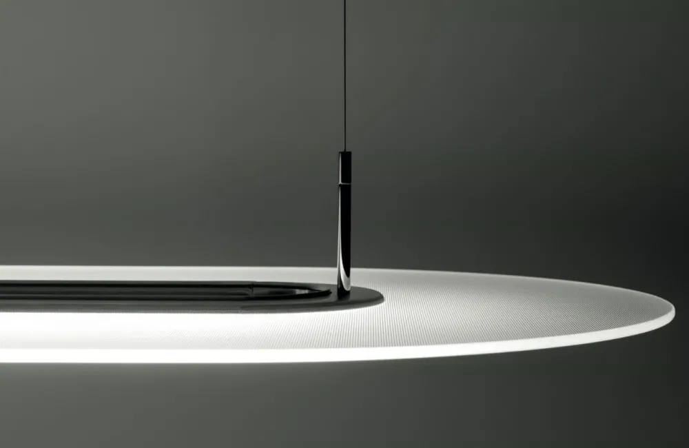 Lampadari Moderni-Stilnovo Lampadario moderno led 47w dimmerabile per soggiorno optiline