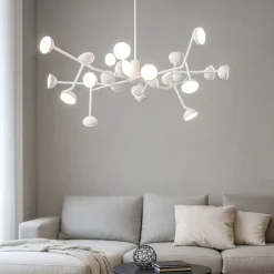 Lampadari Moderni-Selezionato da Mazzolaluce Lampadario moderno led 72w 3000k bianco per soggiorno