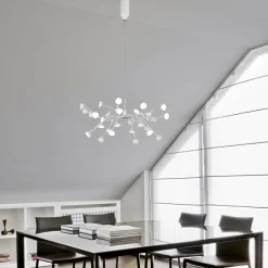 Lampadari Moderni-Selezionato da Mazzolaluce Lampadario moderno led 72w 3000k bianco per soggiorno
