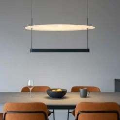 Lampadari Moderni-Selezionato da Mazzolaluce Lampadario moderno led 40w 3000k dimmerabile per sala da pranzo
