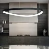 Lampadari Moderni-Ideal Lux Lampadario moderno led 80w 3000k gemini sp d105 nero