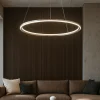 Lampadari Moderni-Perenz Illuminazione Lampadario moderno led 98w 3000k grigio titanio edge perenz