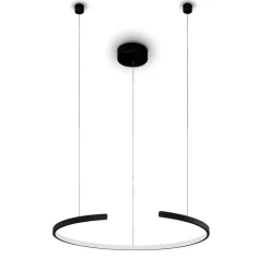 Lampadari Moderni-Vivida International Lampadario moderno led 25w 3000k 4000k vivida olympic nero