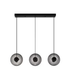 Lampadari Moderni-Selezionato da Mazzolaluce Lampadario moderno led 24w 3000k nero per soggiorno