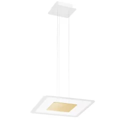 Lampadari Moderni-Linea Light Lampadario moderno led 38w 3000k oro aruba