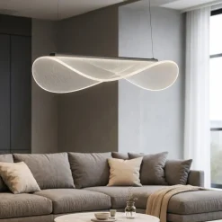 Lampadari Moderni-Stilnovo Lampadario moderno led 21w 3000k per salotto diphy