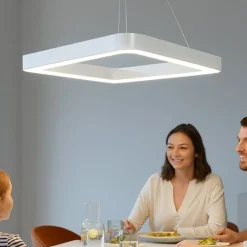 Lampadari Moderni-Vivida International Lampadario 80 moderno led 80w 3000k quadrato inner s vivida