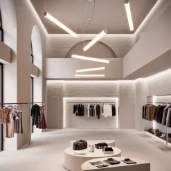 Lampadari Moderni-Linea Light Lampadario moderno tu-0 led 3000k tubolare
