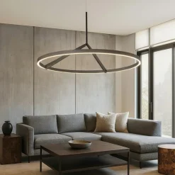 Lampadari Moderni-Vivida International Lampadario moderno meridiana bronzo led 51w 3000k 4000k vivida