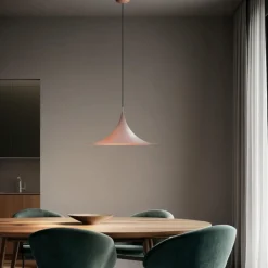 Lampadari Moderni-Linea Light Lampadario moderno morgana e27 rosa pesca