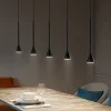 Lampadari Moderni-Selezionato da Mazzolaluce Lampadario moderno nero con pendenti per tavolo soggiorno