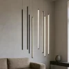 Lampadari Moderni-Ondaluce Lampadario moderno nero 8 luci genius led 3000k