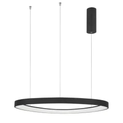 Lampadari Moderni-Selezionato da Mazzolaluce Lampadario moderno nero per soggiorno 3000k 48w triangolare