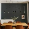 Lampadari Moderni-Selezionato da Mazzolaluce Lampadario moderno nero per tavolo da soggiorno