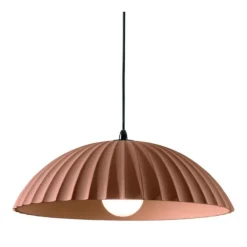 Lampadari Cucina-Ondaluce Lampadario moderno rustic in cemento ruggine