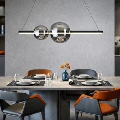 Lampadari Moderni-Ondaluce Lampadario moderno so fufi nero led 4000k