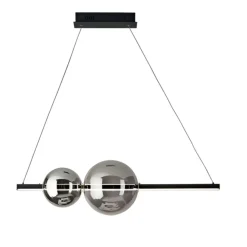 Lampadari Moderni-Ondaluce Lampadario moderno so fufi nero led 4000k