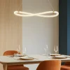 Lampadari Moderni-Selezionato da Mazzolaluce Lampadario moderno oro tubo di silicone cerchio led 15w 3000k
