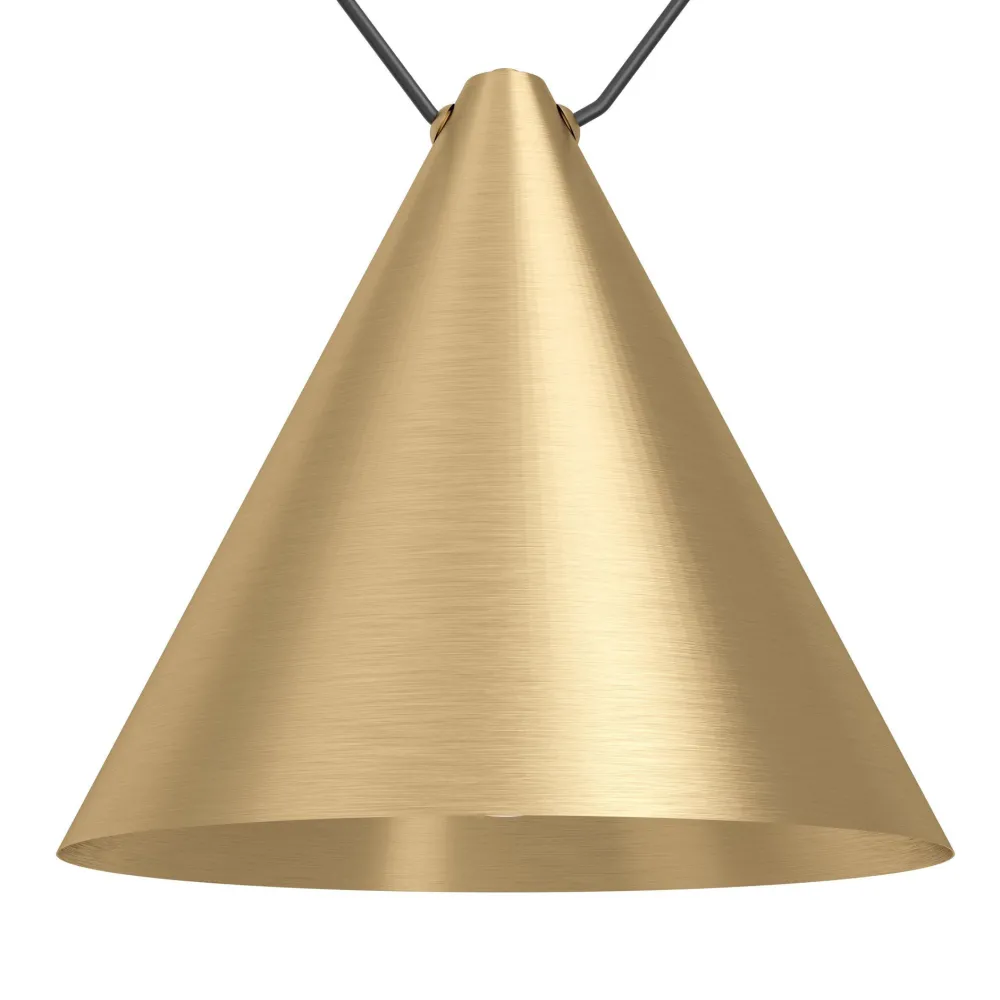 Lampadari Moderni-Eglo Lampadario moderno per soggiorno oro ottone narices
