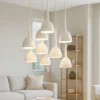 Lampadari Moderni-Affralux Lampadario moderno per soggiorno bianco bell