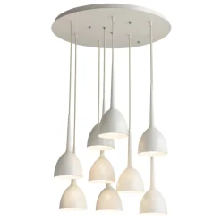 Lampadari Moderni-Affralux Lampadario moderno per soggiorno bianco bell