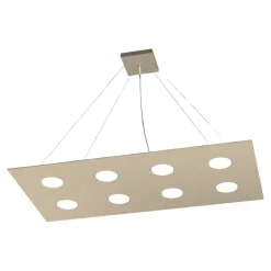 Lampadari Moderni-Top Light Lampadario moderno per soggiorno sabbia toplight area
