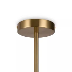 Lampadari Moderni-Maytoni Lampadario moderno per soggiorno colore oro 6 luci sferiche vetro bianco