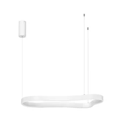 Lampadari Moderni-Selezionato da Mazzolaluce Lampadario moderno per soggiorno design bianco led 3000k