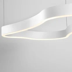 Lampadari Moderni-Selezionato da Mazzolaluce Lampadario moderno per soggiorno design bianco led 3000k