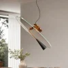 Lampadari Moderni-Stilnovo Lampadario moderno per tavolo da pranzo bascula led 3000k bronzo