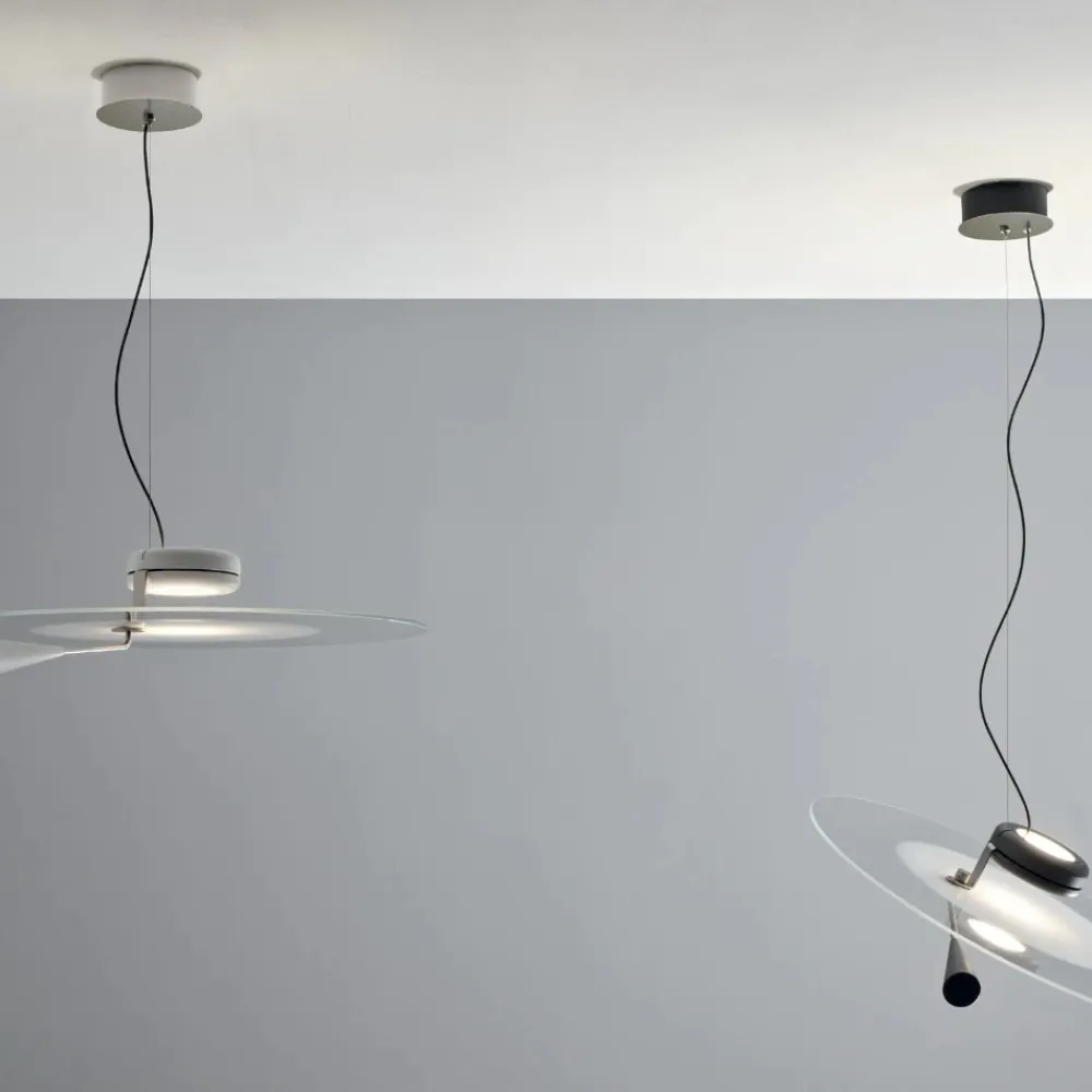 Lampadari Moderni-Stilnovo Lampadario moderno per tavolo da pranzo bascula led 3000k bronzo