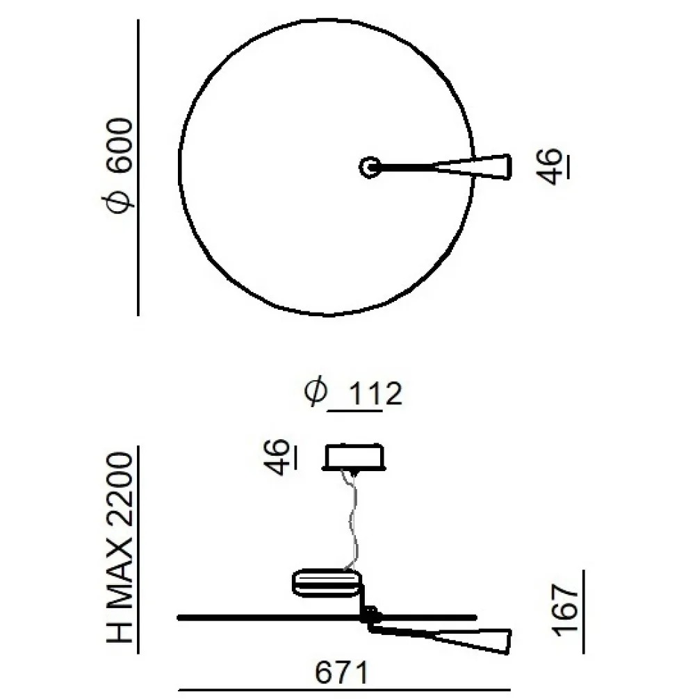 Lampadari Moderni-Stilnovo Lampadario moderno per tavolo da pranzo bascula led 3000k bronzo