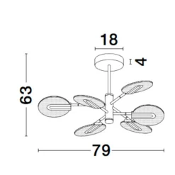 Lampadari Moderni-Selezionato da Mazzolaluce Lampadario moderno per tavolo da pranzo nero e oro led 3000k
