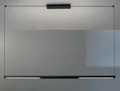 Lampadari Moderni-Stilnovo Lampadario moderno per ufficio led nero per tavolo tablet