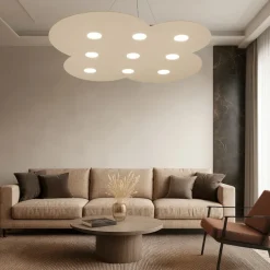Lampadari Moderni-Top Light Lampadario moderno sabbia cloud