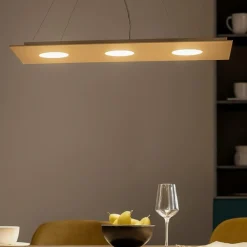 Lampadari Moderni-Top Light Lampadario moderno sabbia rettangolare area