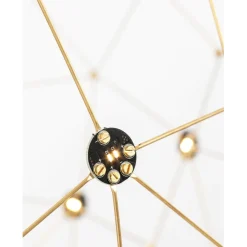 Lampadari Moderni-Selezionato da Mazzolaluce Lampadario moderno sfera oro led 22w 3000k per salotto