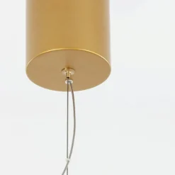 Lampadari Moderni-Selezionato da Mazzolaluce Lampadario moderno sfera oro led 22w 3000k per salotto