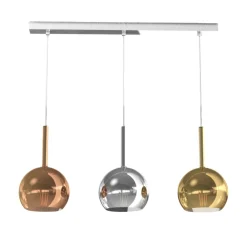 Lampadari Moderni-Top Light Lampadario moderno sfere rame cromo oro toplight