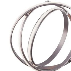 Lampadari Moderni-Selezionato da Mazzolaluce Lampadario moderno sferico per soggiorno cerchi led nero
