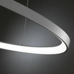 Lampadari Moderni-Vivida International Lampadario moderno titanio led 60w 3000k 4000k vivida lifering
