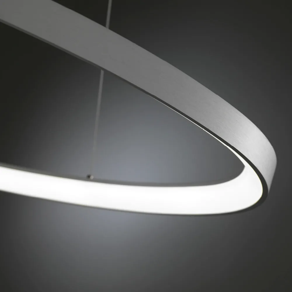 Lampadari Moderni-Vivida International Lampadario moderno titanio led 60w 3000k 4000k vivida lifering