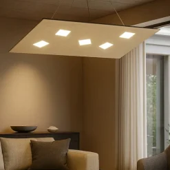 Lampadari Moderni-Top Light Lampadario moderno toplight sabbia per soggiorno