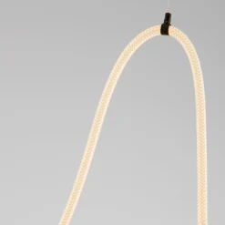 Lampadari Moderni-Selezionato da Mazzolaluce Lampadario moderno tubo di silincone led 33w 3000k dimmerabile