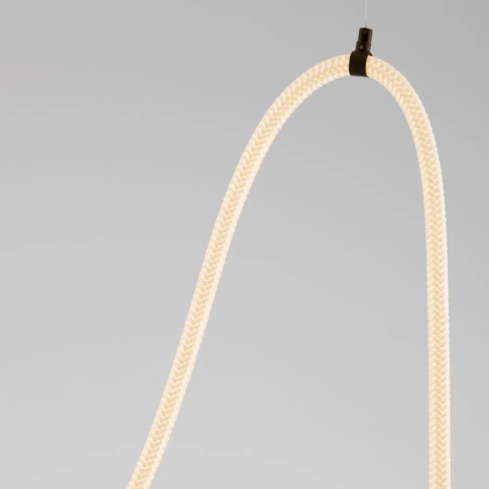 Lampadari Moderni-Selezionato da Mazzolaluce Lampadario moderno tubo di silincone led 33w 3000k dimmerabile