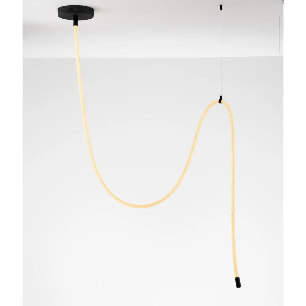 Lampadari Moderni-Selezionato da Mazzolaluce Lampadario moderno tubo di silincone led 33w 3000k dimmerabile